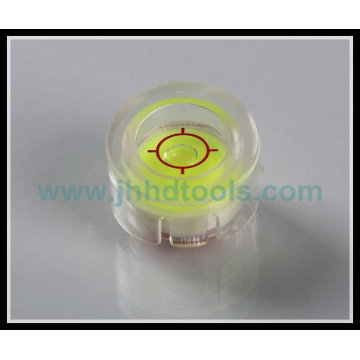 High precision transparent acrylic round level vial,spirit level vial,Washing machine vial